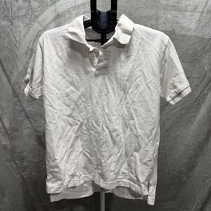 Knight Sportswear White Short Sleeve Polo Shirt Womens Size M